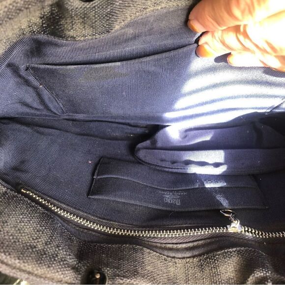 Vintage beaded purple floral feather design vintage handbag - Picture 8 of 11